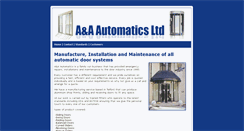 Desktop Screenshot of aaautomatics.co.uk